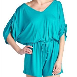 Teal Romper